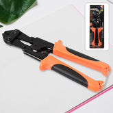 Mini bolt cutter wire breaking plier with rubber grips