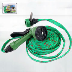 50 Ft Expandable Hose Pipe Nozzle For Garden Wash Car Bike With Spray Gun