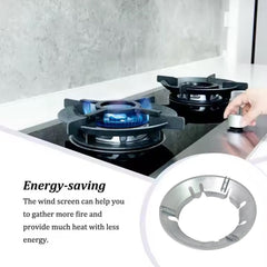 Ceramic coated gas stove burner covers