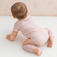 Toddler knee guard pads made of wool knit with thick sponge cushioning