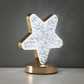 Star Crystal Diamond Touch Lamp USB Rechargeable, 3-Way Dimmable (Stock:-120)