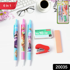 6-in-1 Stationery Set – 1 Set for School, Office (Stock:-600)