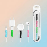 Spiral Charger Spring Cable Protector Data Cable Saver (Pack of 4) (Stock:-24000)
