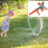 360° Rotating Garden Sprinkler – Adjustable 4-Arm Lawn Water Sprayer (Stock:-300)