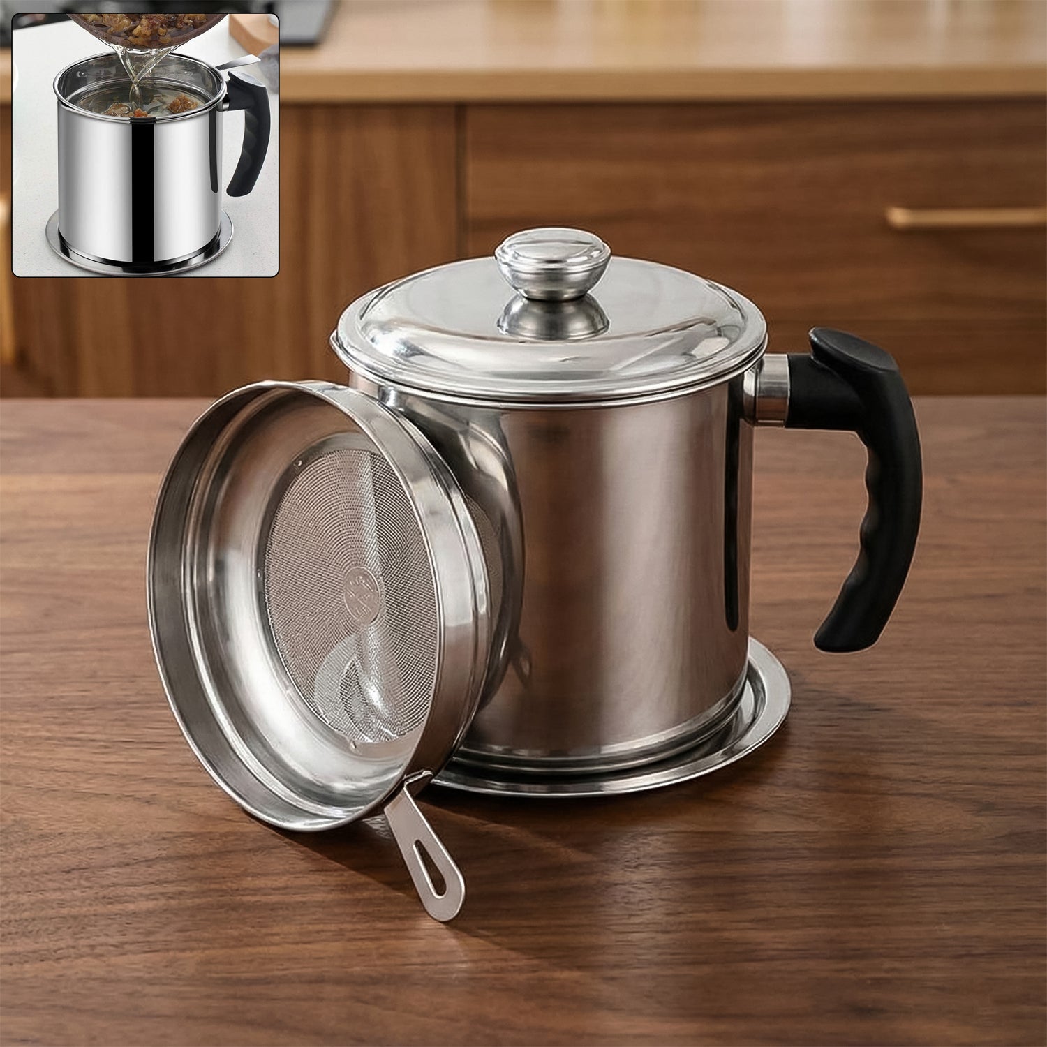 Stainless Oil Pot