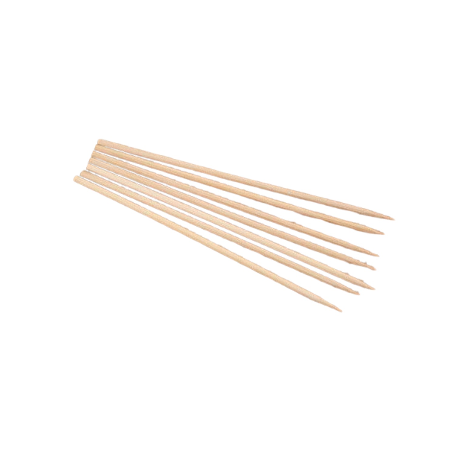 Camping Wooden Color Bamboo BBQ Skewers   Fountain Bamboo BBQ Sticks (30cm) (Stock:-600)