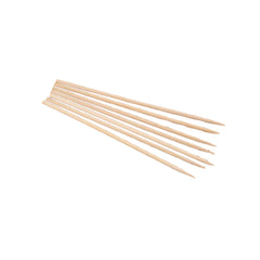 Camping Wooden Color Bamboo BBQ Skewers   Fountain Bamboo BBQ Sticks (30cm) (Stock:-600)
