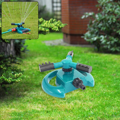 3 Arm 360° Sector Rotating Water Sprinkler Garden Pipe Hose Irrigation Yard (Stock:-250)