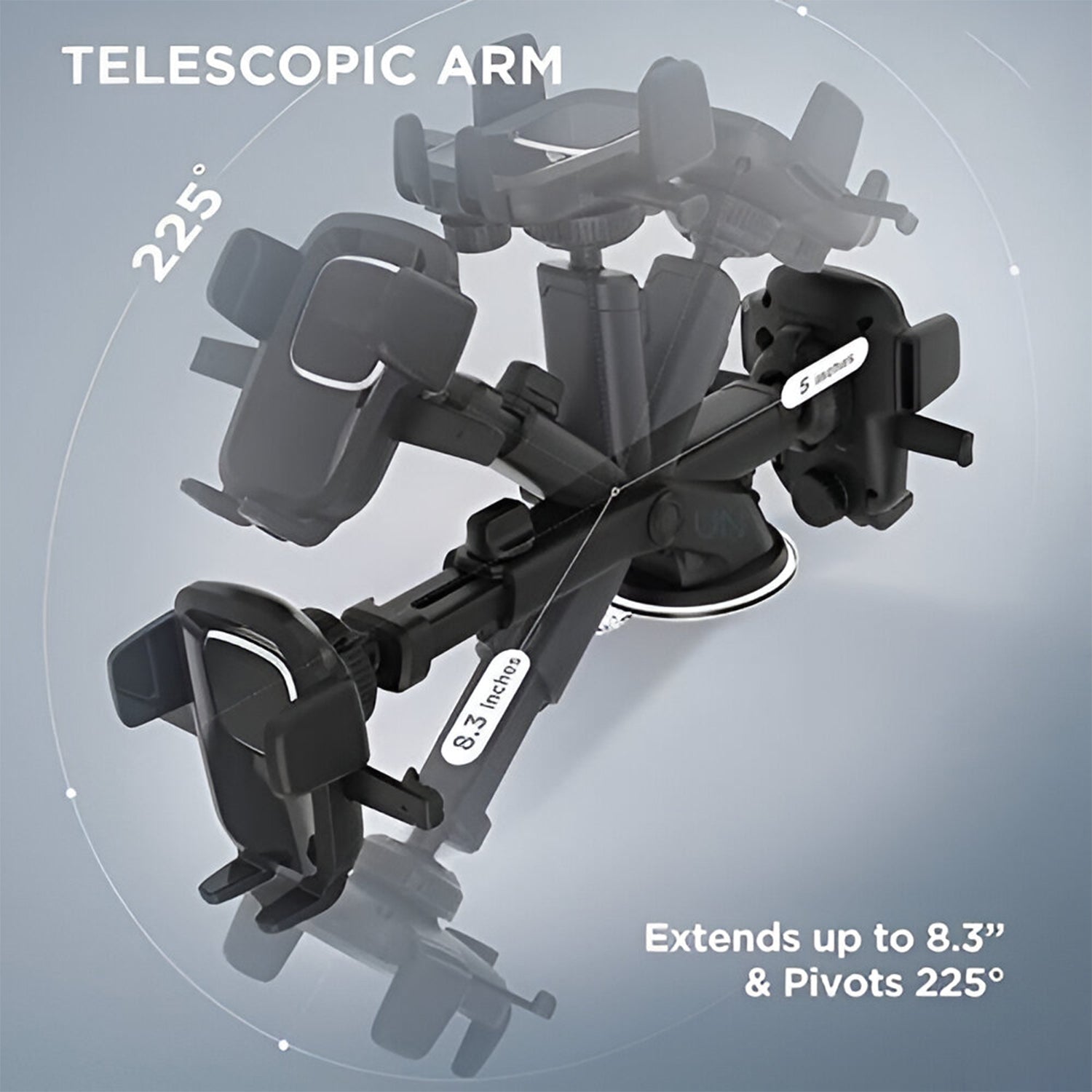 Adjustable Car Mount (Multicolour) (Stock:-500)