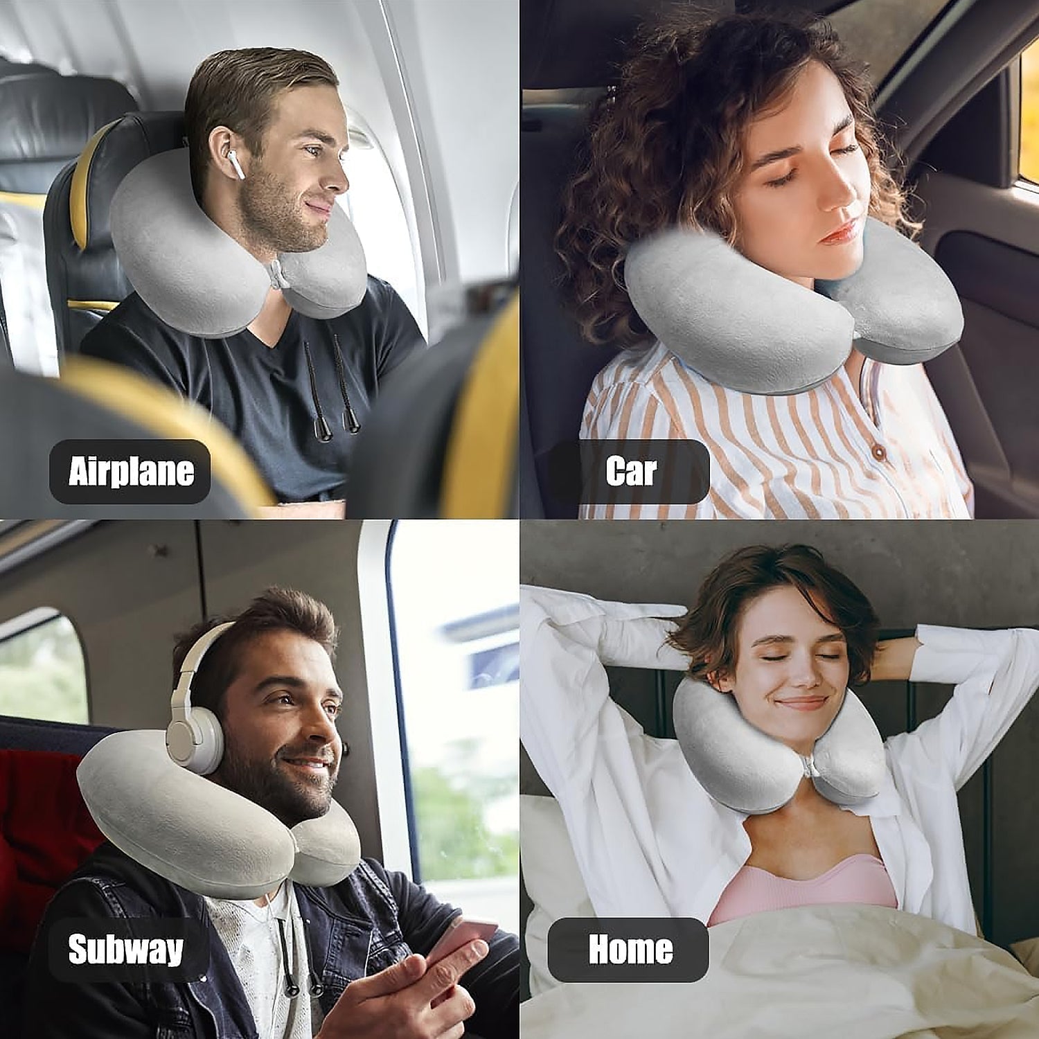 Soft Neck Pillow for Car Home & Travel Comfortable Multipurpose Head Rest (Stock:-500)