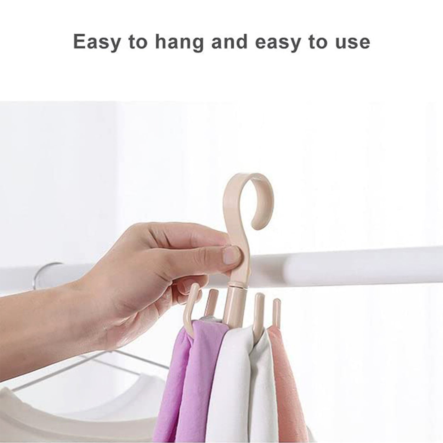 360° Rotating Multipurpose Hook Hanger (1 Pc) (Stock:-4000)