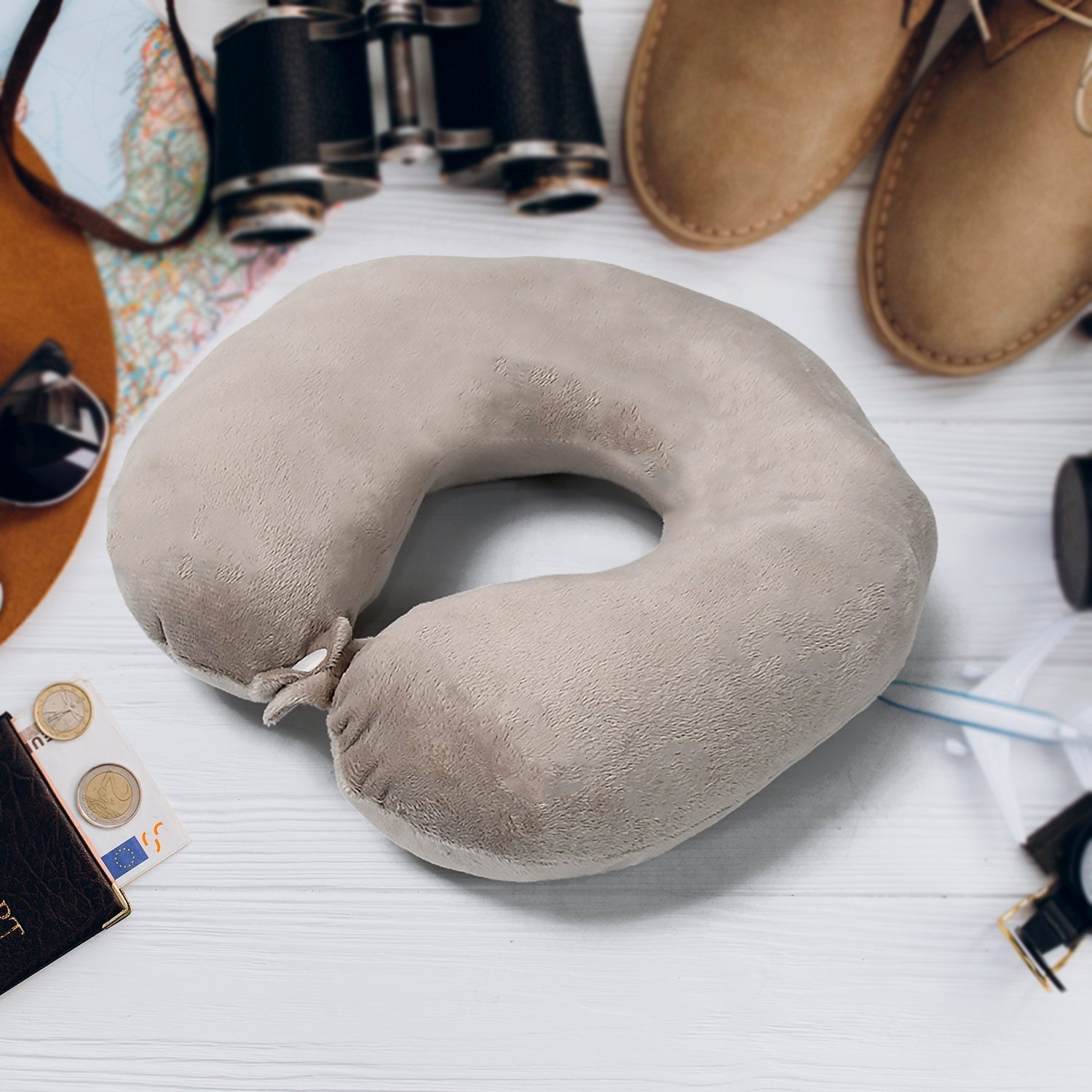 Soft Neck Pillow for Car Home & Travel Comfortable Multipurpose Head Rest (Stock:-500)