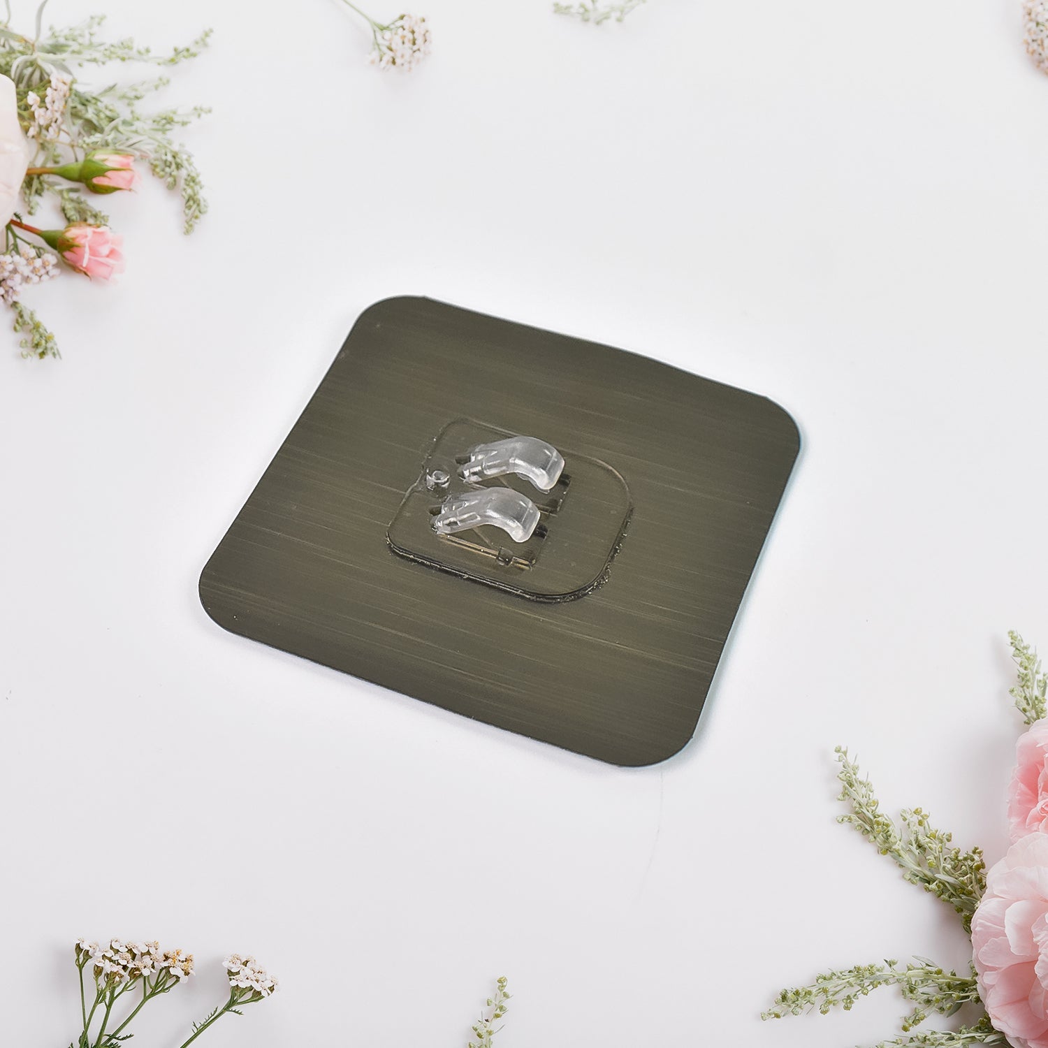 Adhesive Sticky Waterproof Oil Proof, Reusable Wall Utility Seamless Wall Hook (1 Pc) (Stock:-50000)