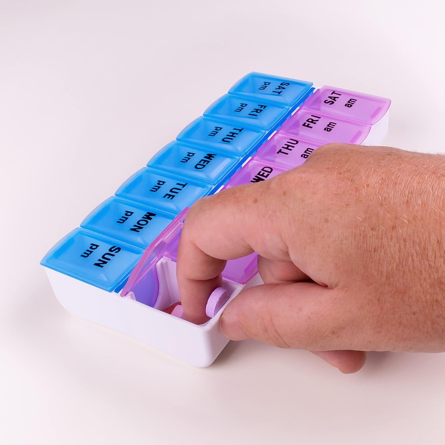 Weekly Medicine Pill Organizer - (1 Pc) (Stock:-2520)