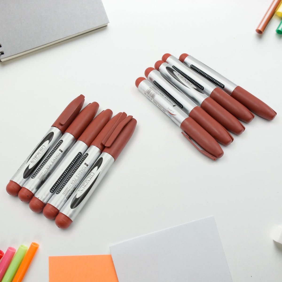 10Pc Marron Marker Permanent (10 Pc Set) (Stock:-120)