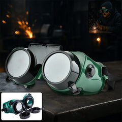Welding Goggles (Dark Green, Large) (Stock:-3000)