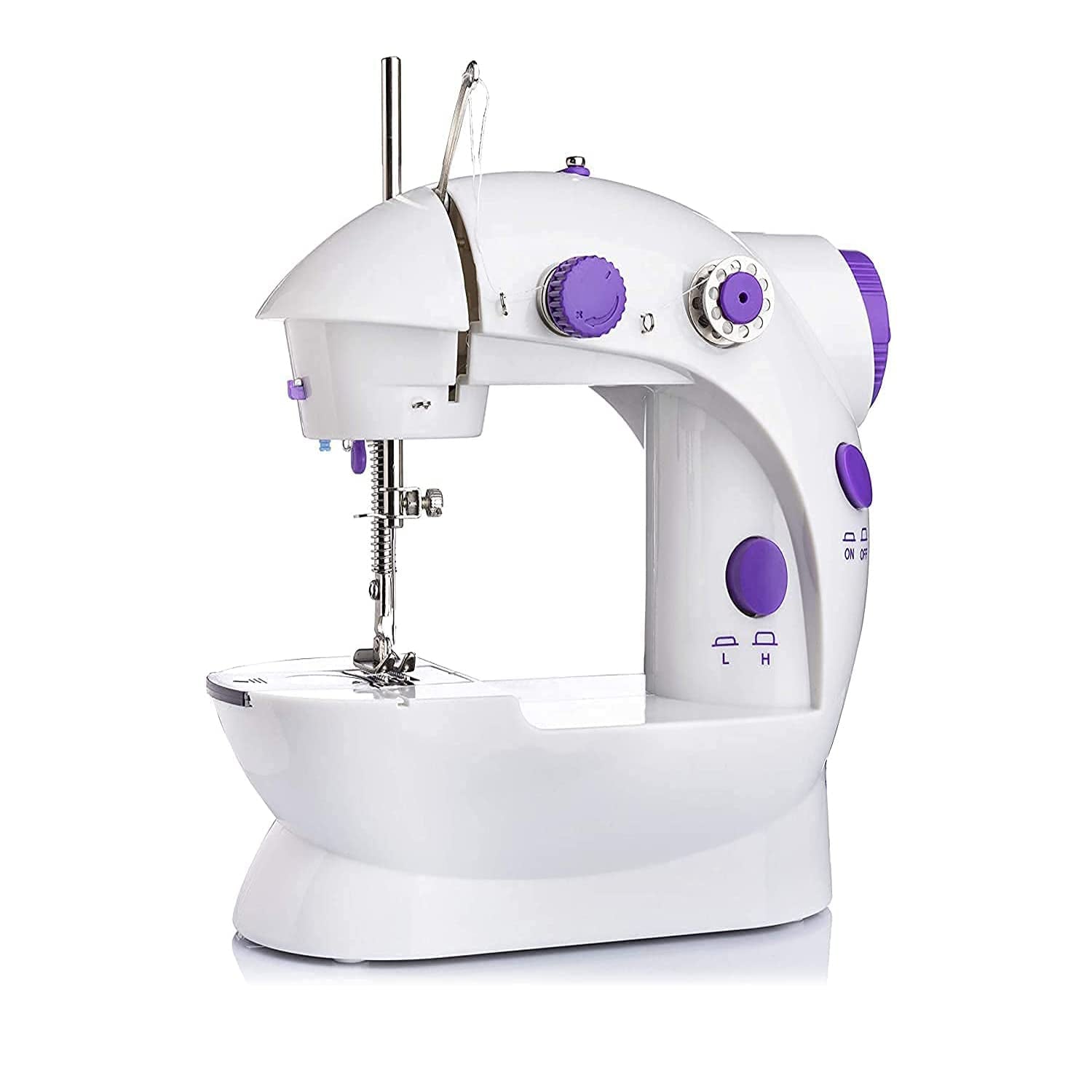 Home Tailoring Sewing Machine With Extension Table Set, Foot Pedal, Adapter Mini Electric Silai Machine, Portable Stitching Machine/Tailoring Machine