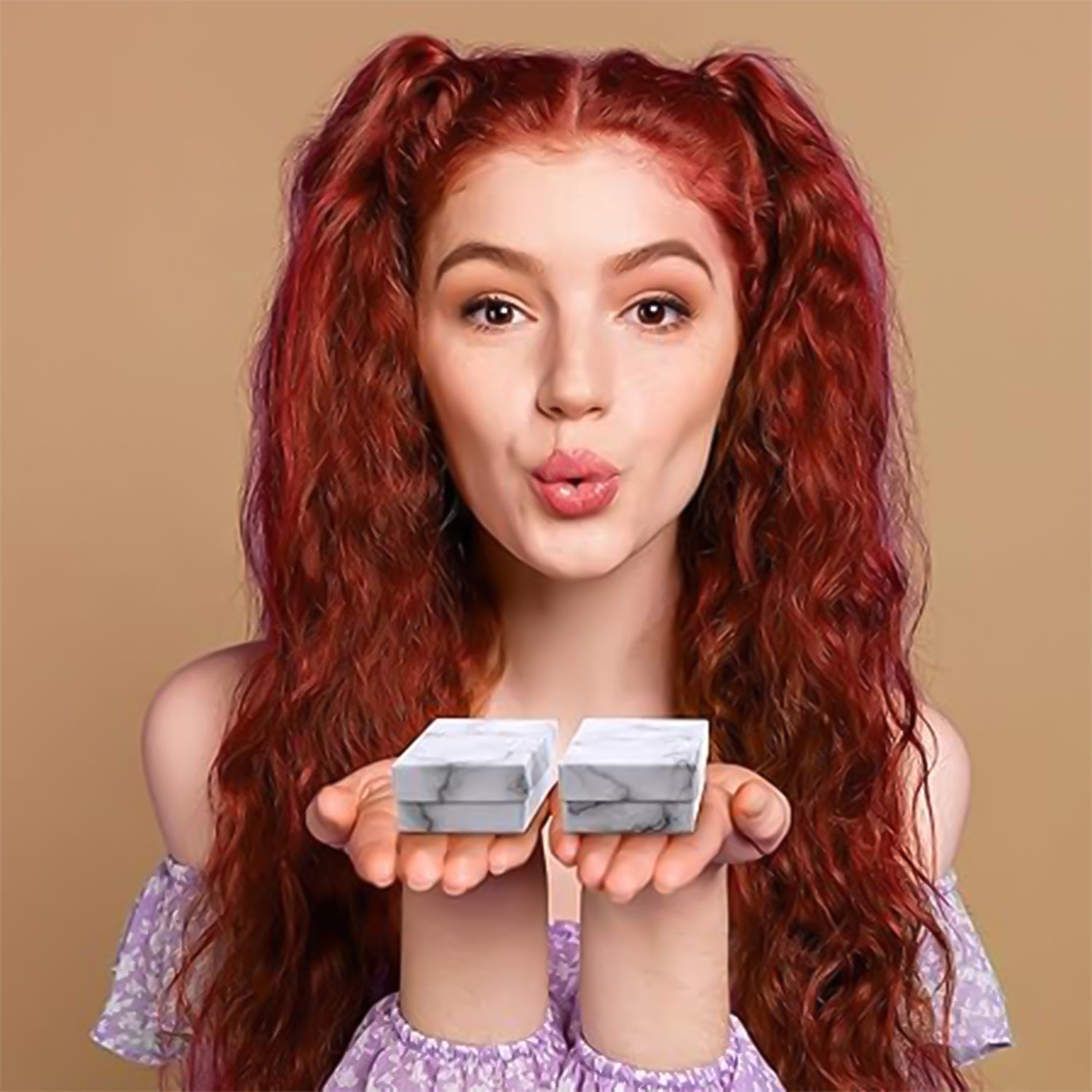 Marble Finish Empty Gift Box 8x5 cm (1 Pc) (Stock:-6000)