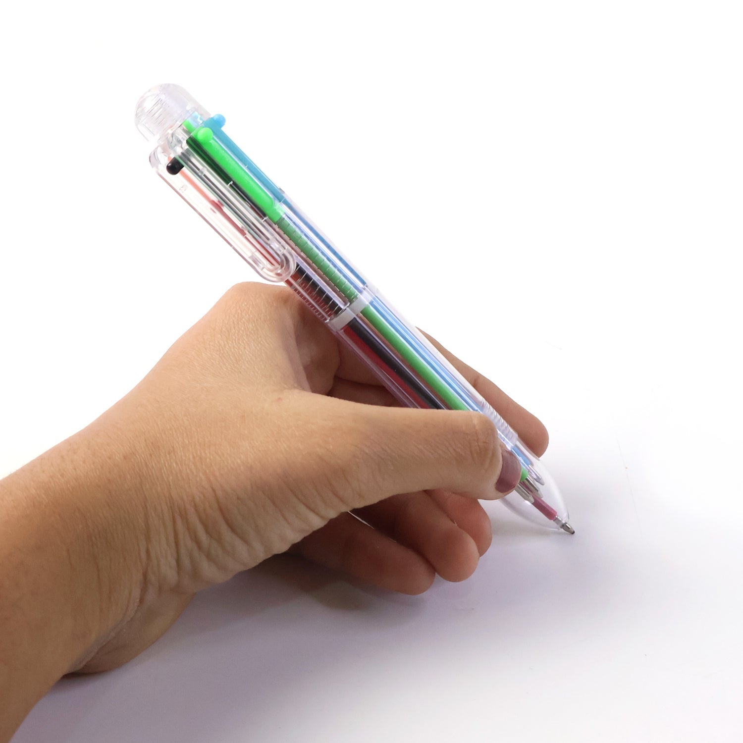 6-in-1 Multicolor Ball Point Pen (Stock:-4000)