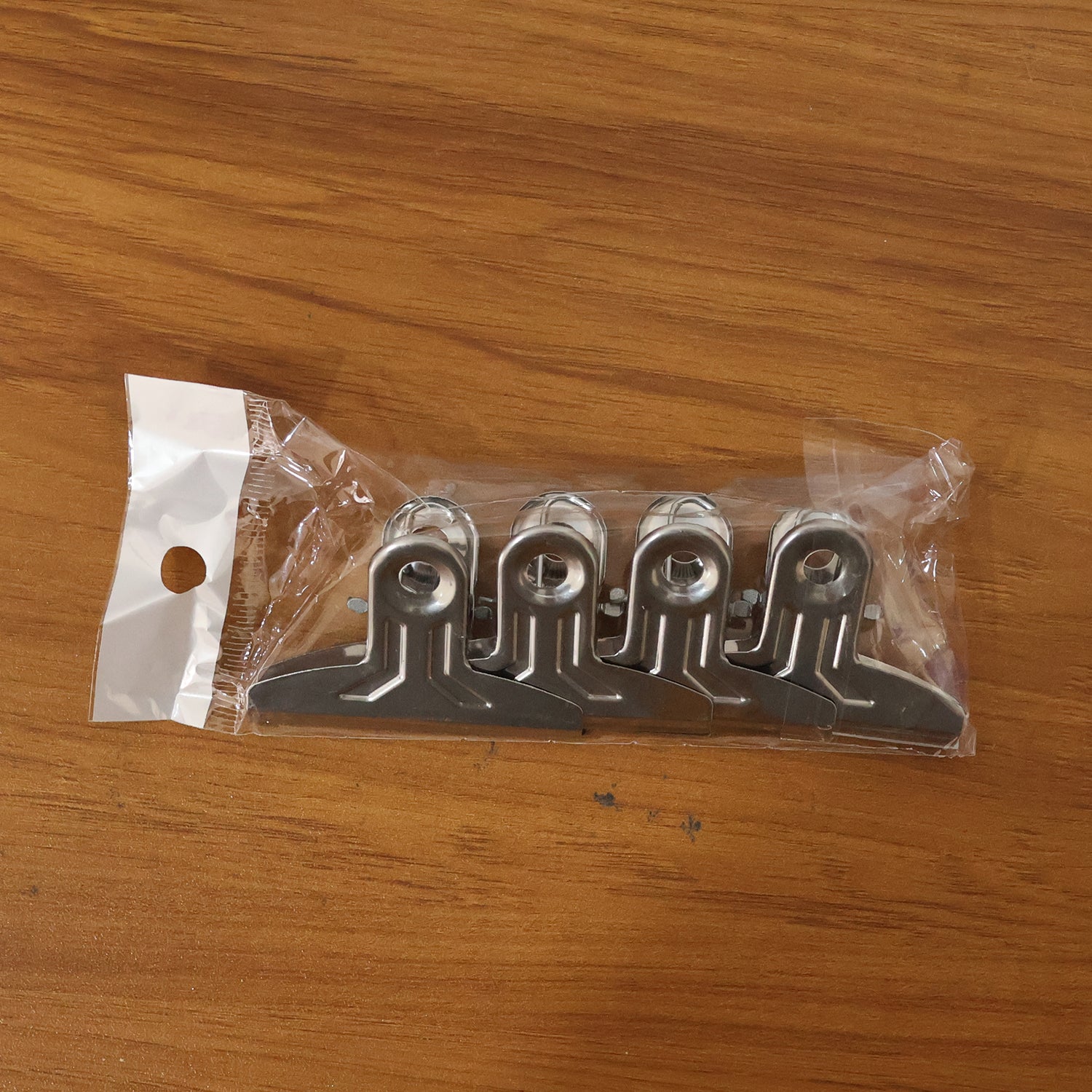 Heavy Duty Metal Paper Clamp Clips (4 Pc) (Stock:-500)