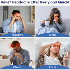 Migraine and Headache Relief Cap: Ice Wrap for Tension & Sinus Relief (Stock:-2000)