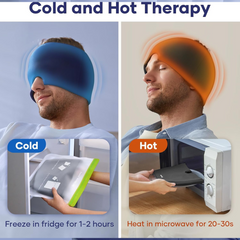 Migraine and Headache Relief Cap: Ice Wrap for Tension & Sinus Relief (Stock:-2000)