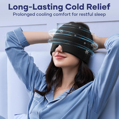 Migraine and Headache Relief Cap: Ice Wrap for Tension & Sinus Relief (Stock:-2000)