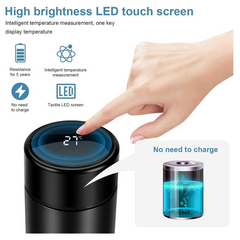 0726 Vacuum Insulated Water Bottle with LED Temperature Display (1 Pc / Multicolor) (stock :-3500)