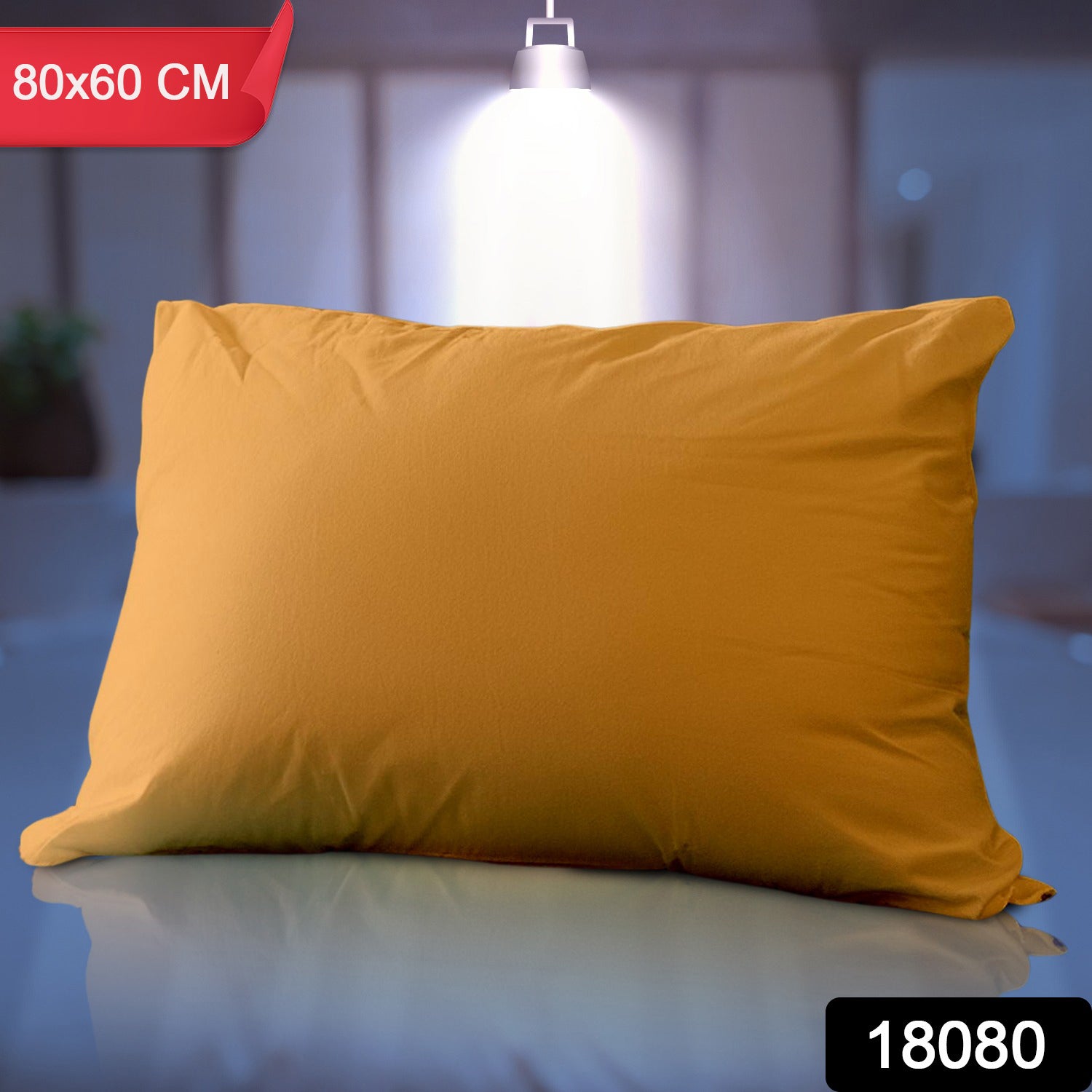 Pillow Covers, Leather & Cotton Cushion Covers (19 × 12 Inch / 1 Pair / 2 Pc)