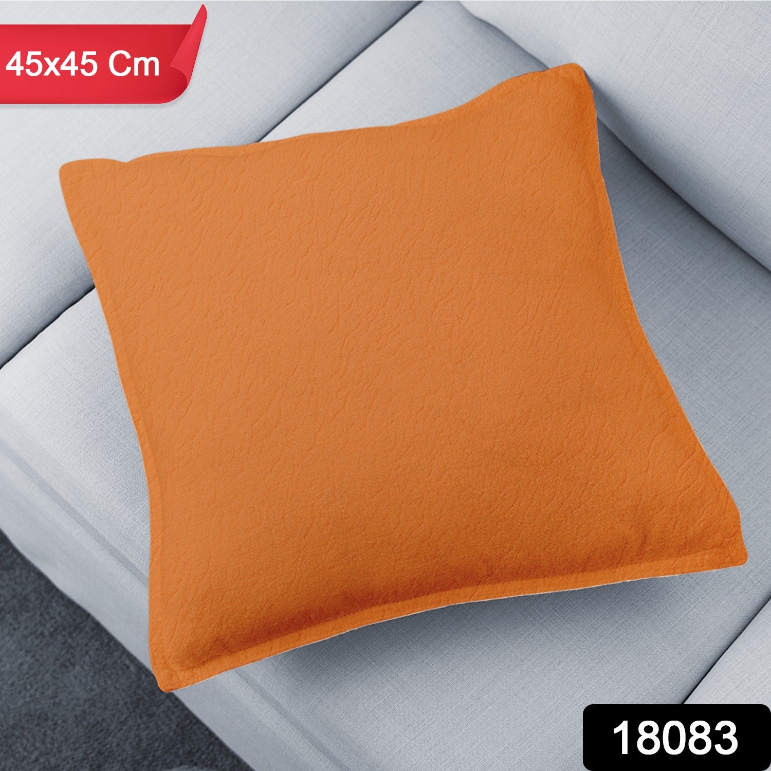 Pillow Covers, Leather & Cotton Cushion Covers (19 × 12 Inch / 1 Pair / 2 Pc)