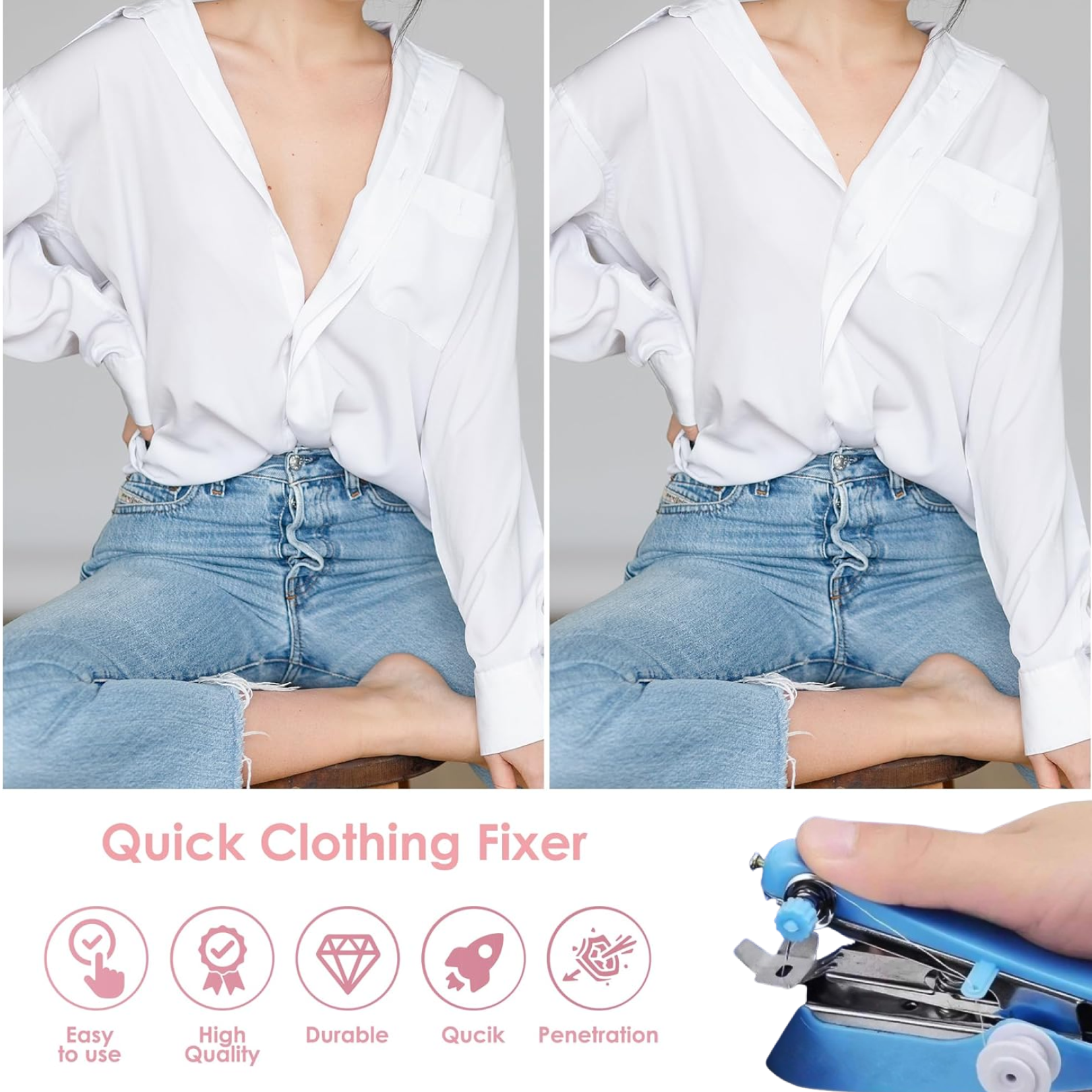 Packaging of Handy Portable Mini Sewing Stapler Machine