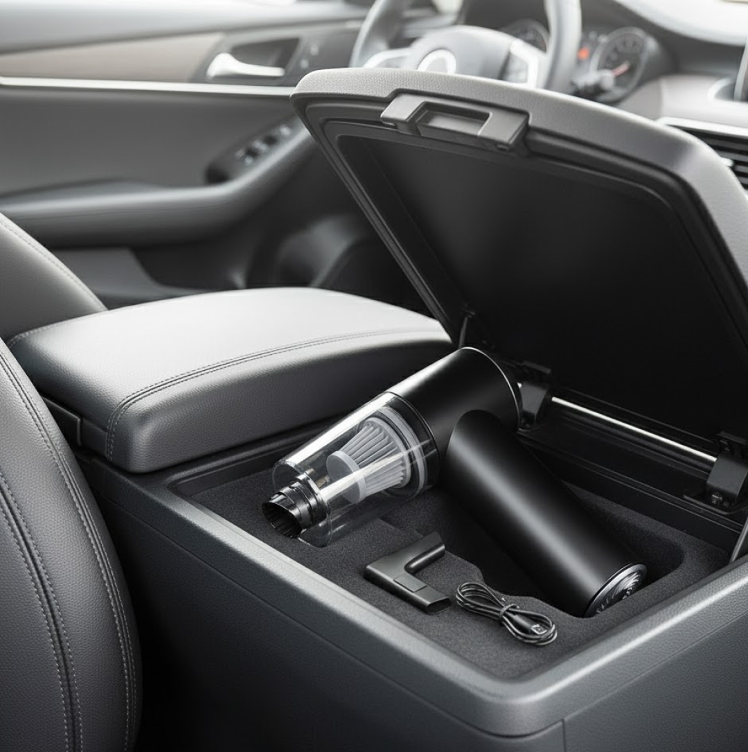 2 in 1 Wireless Vacuum Cleaner – 120W Handheld USB Rechargeable for Home & Car (1 Pc) (stock :-1200)