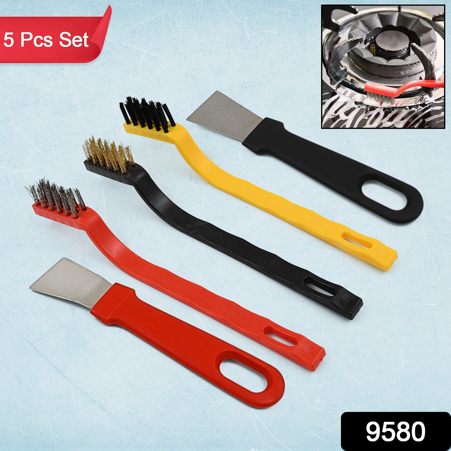 Wire Brush and Scraper Set (5 Pcs Set)