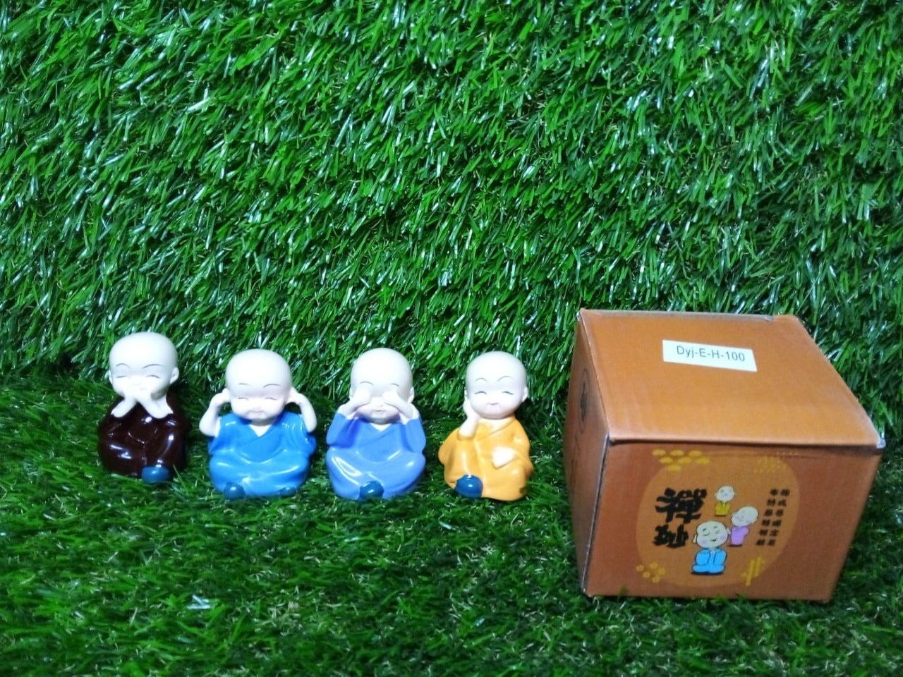 4781 baby buddha 4Pc and show piece used for house, office and official decorations etc. DeoDap