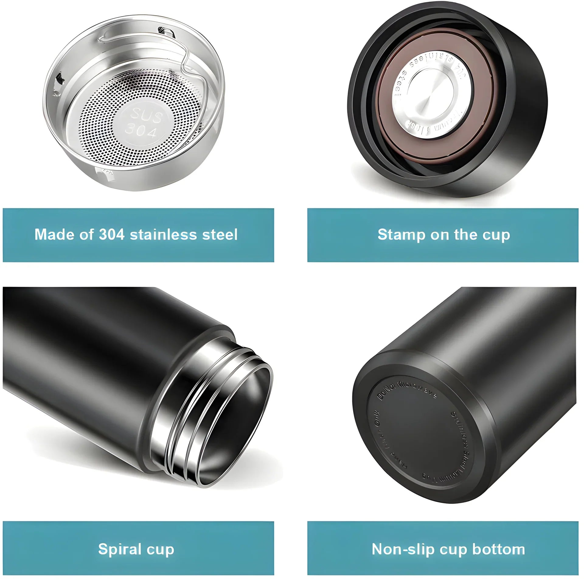 0726 Vacuum Insulated Water Bottle with LED Temperature Display (1 Pc / Multicolor) (stock :-3500)