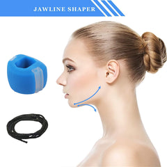 6128 DARK BLUE JAW EXERCISER USED TO GAIN SHARP AND CHISELLED JAWLINE EASILY AND FAST