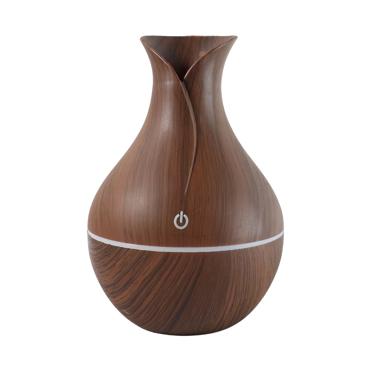 DeoDap Mini Wooden Vase Pot Diffuser Mist Humidifier - packaging