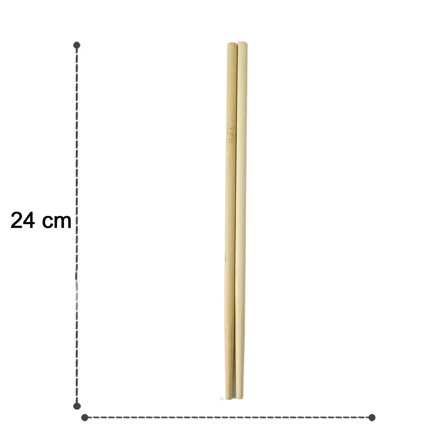 Premium Reusable Bamboo Chopsticks Set (Set of 5 Pair) (Stock:-400)