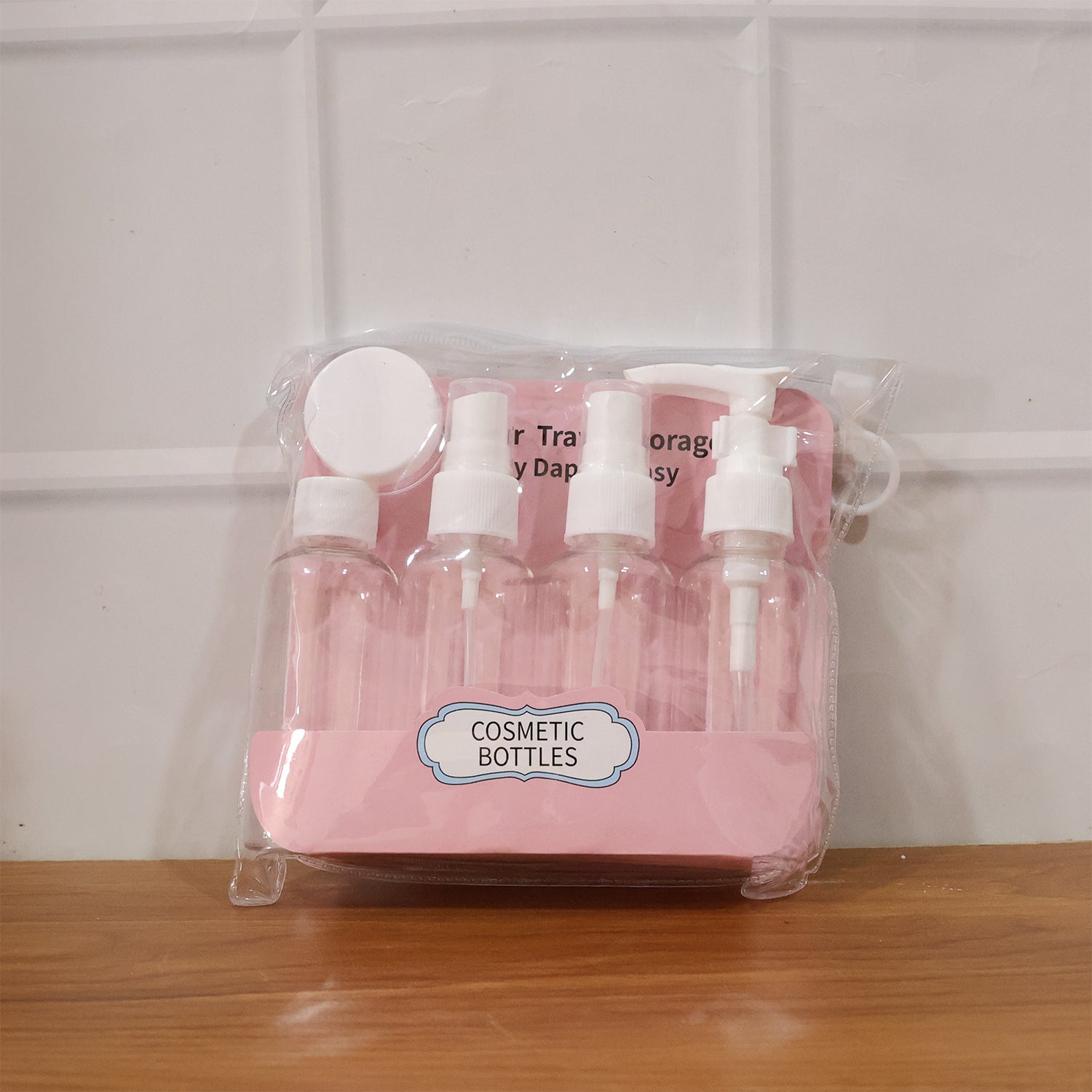 5-in-1 Refillable Travel Cosmetic Bottle Set (Stock:-720)