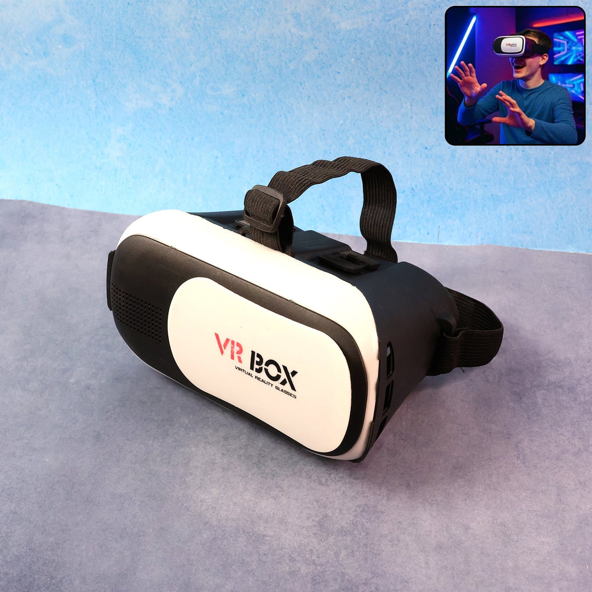 DeoDap VR BOX Virtual Reality 3D Glasses Headset - main product shot