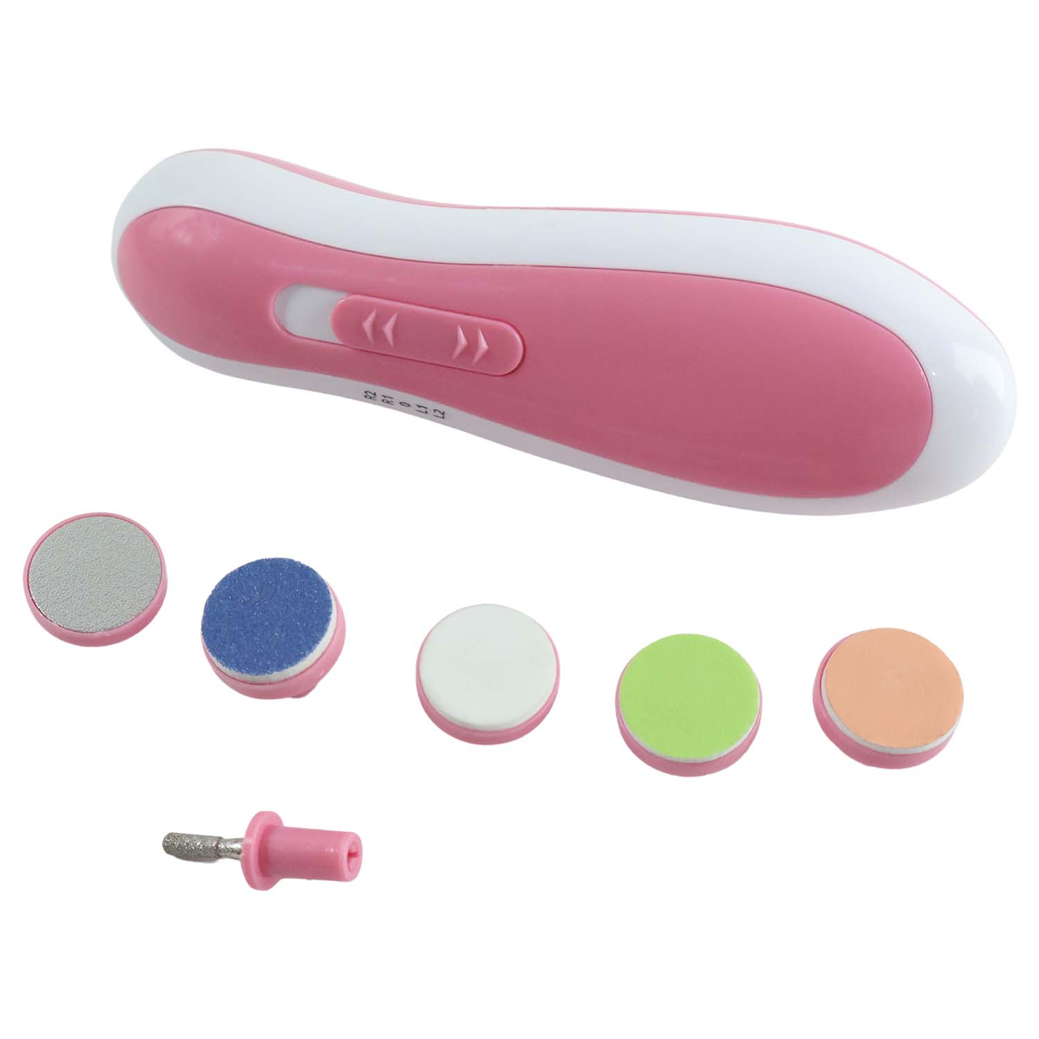 Electric Baby Nail Trimmer with Grinding Heads for Newborn Infant and Toddler (Stock:-1000)