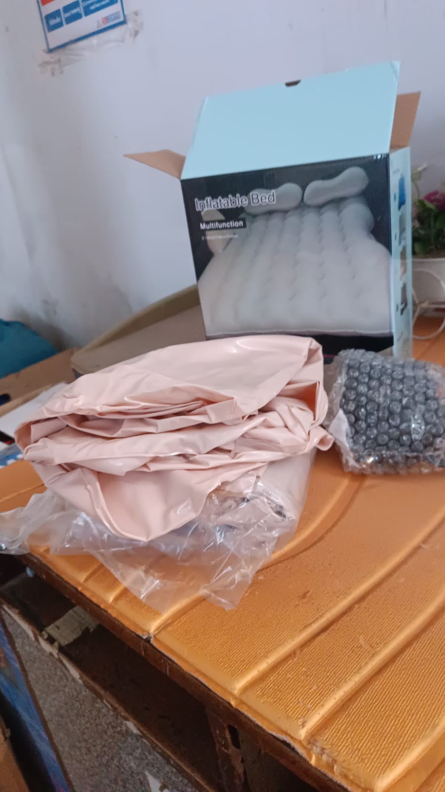 Portable Car Backseat Inflatable Air Mattress Bed (1 Pc)